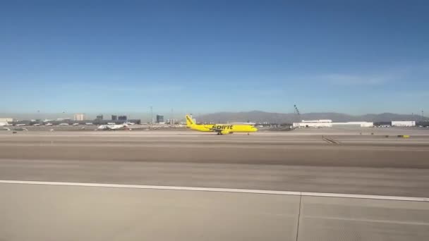 Las Vegas États Unis Décembre 2023 Décollage Aéroport International Mccarran — Video
