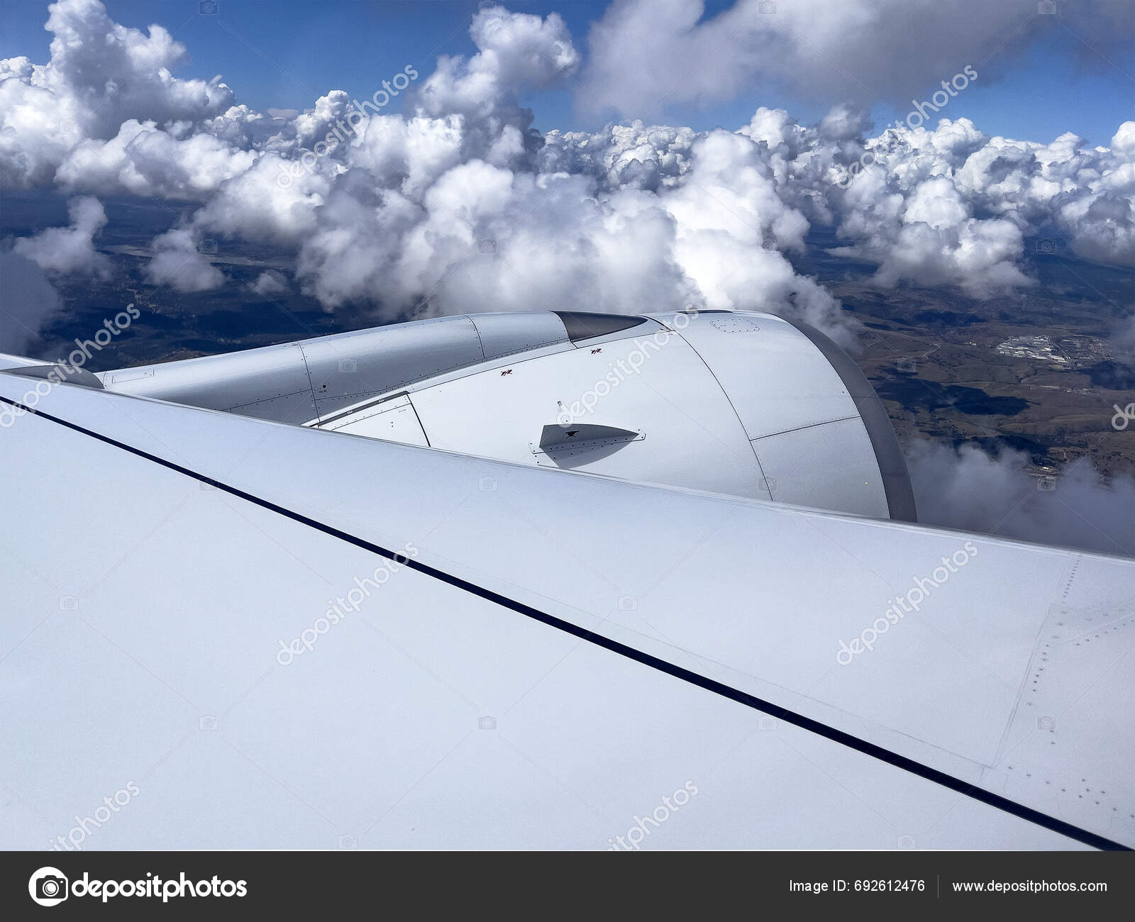 New Generation Wide Body Aircraft Climbing Takeoff Barajas ...