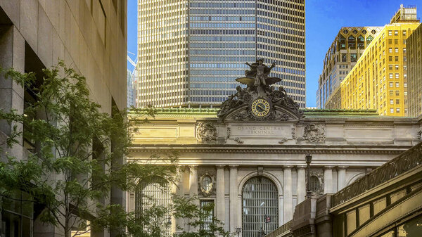 The Grand Central Terminal of New York (USA) is an iconic and emblematic place of the Big Apple in the heart of Manhattan and ideal for transportation