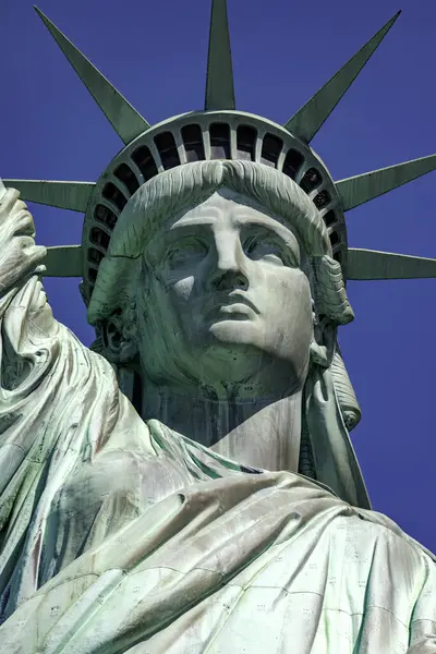 Crown Independence Statue Liberty Big Apple New York Usa Symbol Stock Image