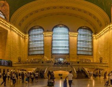 New York, ABD; 1 Haziran 2023: Büyük Elma Terminali 'nin ana istasyonu olan Grand Central Terminali' nin salonu..