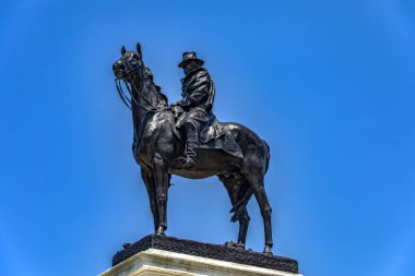 Washington DC, ABD; 2 Haziran 2023: ABD Başkanı Ulysses S. Grant 'in anıtı ve heykeli..