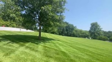 Washington DC, ABD; 24 Aralık 2023: Arlington Ulusal Mezarlığı, dünyanın en ünlü askeri mezarlığı.