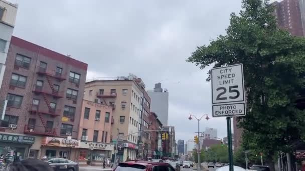 New York Usa Ledna 2024 Grand Concourse Avenue Bronxu Známé — Stock video
