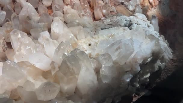Minerale Frumoase Muzeul American Istorie Naturală New York Sua — Videoclip de stoc