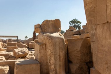 Unearth Karnak's Secrets and uncover the hidden wonders of its ancient sphinx. Explore the archaeological site and learn about the significance of these colossal statues in Luxor, Egypt. clipart