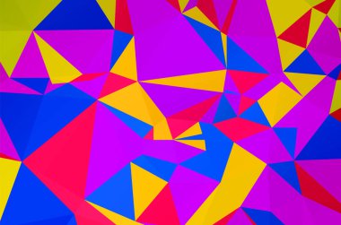 Soyut Geometrik arkaplan tam Colo