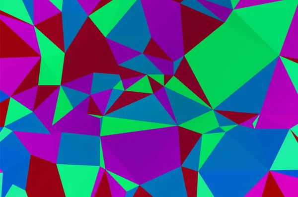 Geometric Design Business Presentations Web Colorful Swirl Rainbow Polygon Background — Vetor de Stock