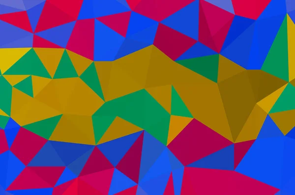 Geometric Design Business Presentations Web Colorful Swirl Rainbow Polygon Background — Wektor stockowy