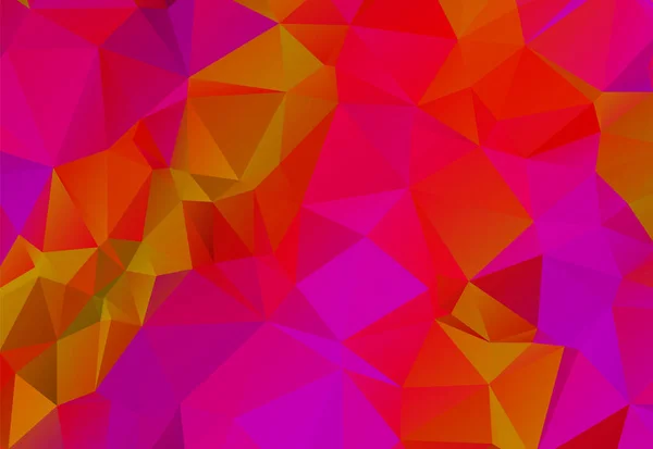 Multicolor Mosaik Bakgrund Geometrisk Låg Polygonal Bakgrund Design Element För — Stock vektor