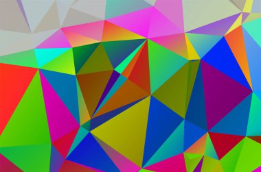 Soyut Geometrik arkaplan tam Colo
