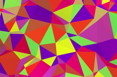 Abstract geometrical background consisting of multicolored triangular polygon