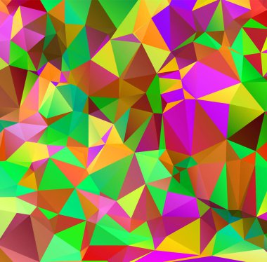 Soyut Renk Çokgen Arkaplan Tasarımı, Soyut Geometrik Origami Biçimi Gradyan ile Vecto