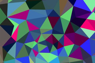 Abstract geometrical background consisting of multicolored triangular polygon
