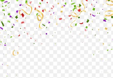 Lettering Happy Birthday To You balloons Colorful Party Flags And Ribbons Falling On Background. Celebration Event & Happy Birthday. Multicolor. Vector