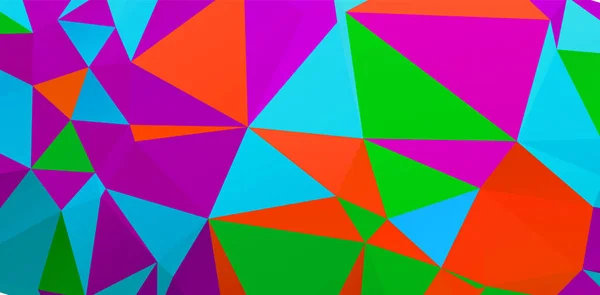 Leichte Mehrfarbige Abstrakte Polygonale Textur Des Regenbogenvektors Bunte Illustration Abstrakten — Stockvektor