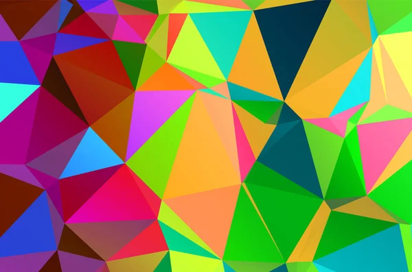 Abstract Geometrical Background Consisting Multicolored Triangular Polygon Ilustração De Bancos De Imagens