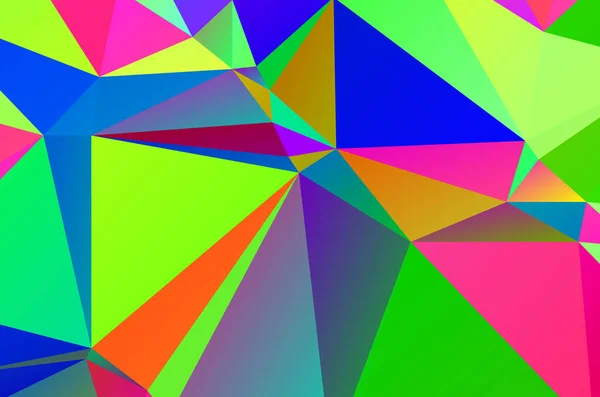 Luz Multicolor Vector Del Arco Iris Abstracto Textura Poligonal Ilustración — Vector de stock