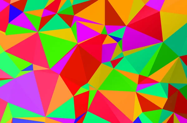Fond Multicolore Abstrait Composé Triangles Illustration Vectorielle — Image vectorielle