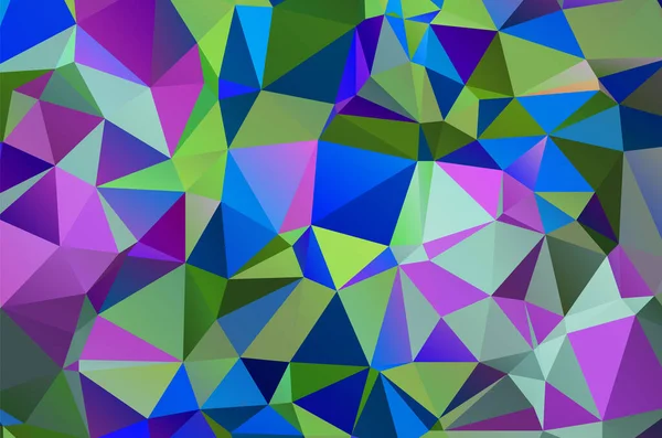 Fond Polygonal Coloré Abstrait Illustration Vectorielle Pour Votre Design — Image vectorielle