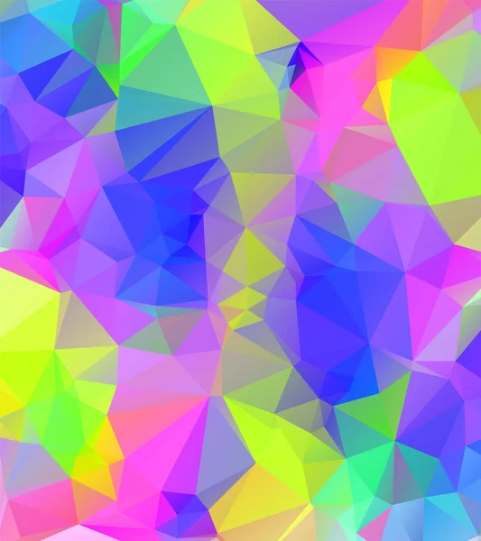 Polygon Hintergrund Abstrakter Hintergrund Der Dreiecke Illustrationsvektor — Stockvektor