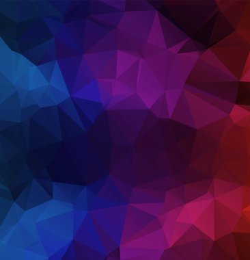 Üçgenlerden oluşan soyut bir arka plan. İş sunumları veya web şablon afişi için geometrik tasarım