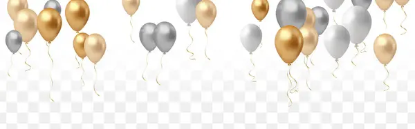 Renk balonları, konfeti konsepti tasarımı tatil şablonu Mutlu Gün, arka plan Kutlama Vektörü illüstrasyonunu ayarla