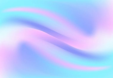 Sanal folyo. Pastel holografik folyo. Soyut vektör arkaplanı.