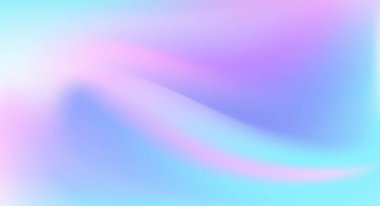 Sanal folyo. Pastel holografik folyo. Soyut vektör arkaplanı.