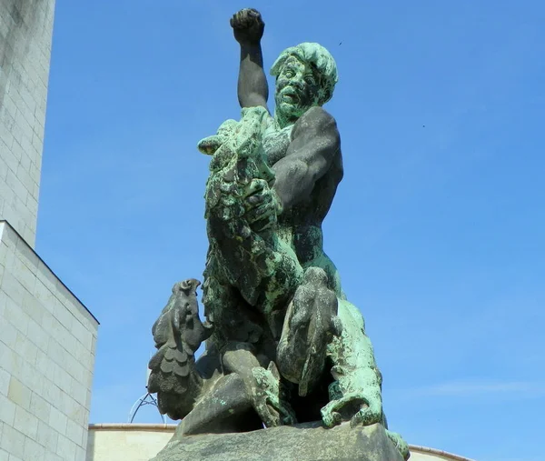 Hungría Budapest Gellert Hill Estatua Libertad — Foto de Stock