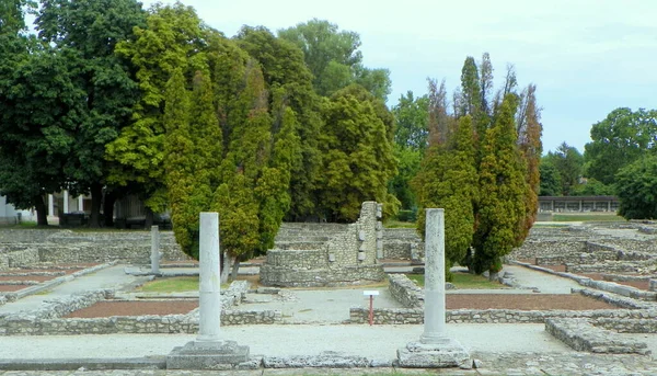 Macaristan Budapeşte Aquincum Kalıntıları — Stok fotoğraf