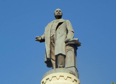 Spain, Madrid, plaza de la Marina Espanola, monument of Francisco Romero Robledo