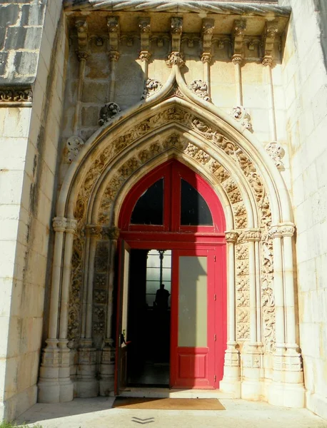 Portugal Lisbon Navy Museum Museu Marinha Courtyard Museum Door Relief — Stock Photo, Image