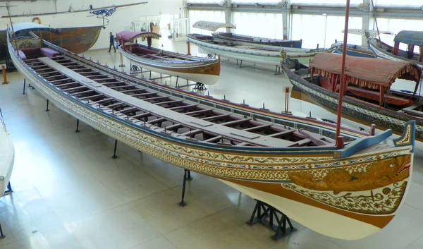 Portugal Lisbon Navy Museum Museu Marinha Exhibition Boats — Fotografia de Stock