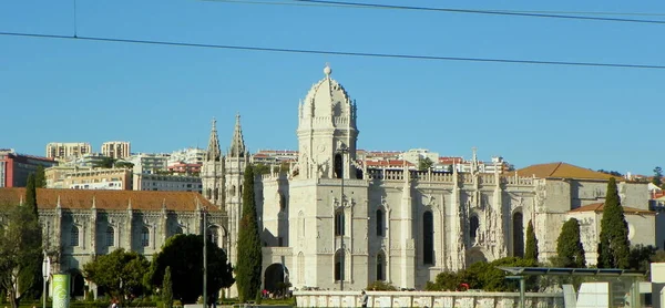 Portugal Lisboa Brasília Vista Mosteiro Jerónimos — Fotografia de Stock