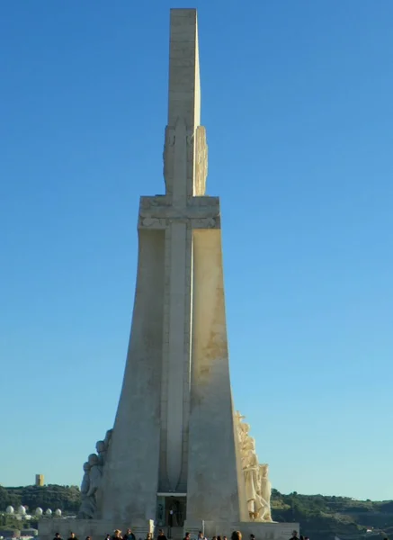 Portugal Lisbon Brasilia Monument Discoveries Padro Dos Descobrimentos — Stockfoto