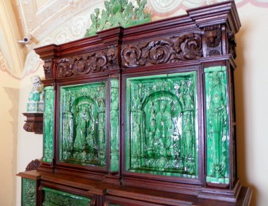 Portekiz, Sintra, Pena Sarayı, sarayın içi, gardırop