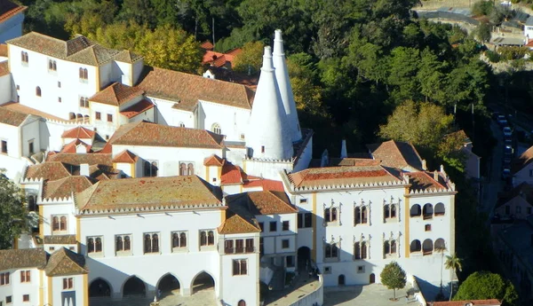 Portugal Sintra Kasteel Van Moren Castelo Dos Mouros Uitzicht Het — Stockfoto