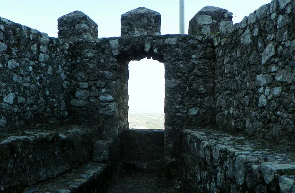 Portugal Sintra Hedarnas Slott Castelo Dos Mouros Kryphål Fästningen — Stockfoto