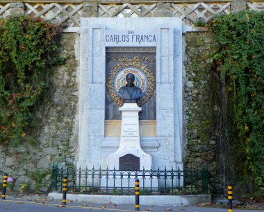 Portekiz, Sintra, R. Maria Eugenia Reis Ferreira Navarro, Doktor Carlos Franca Bust