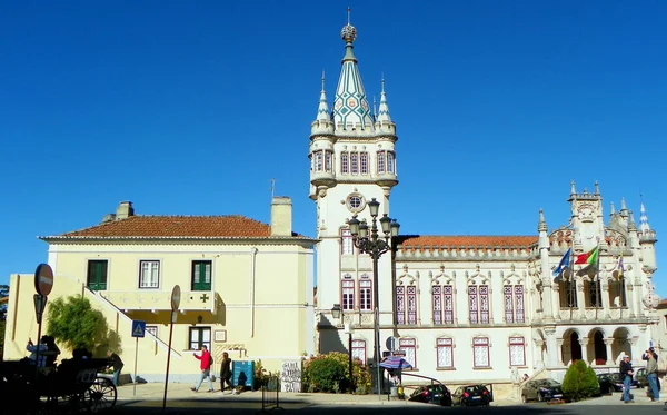Portugal Sintra Largo Virgilio Horta Stadhuis — Stockfoto