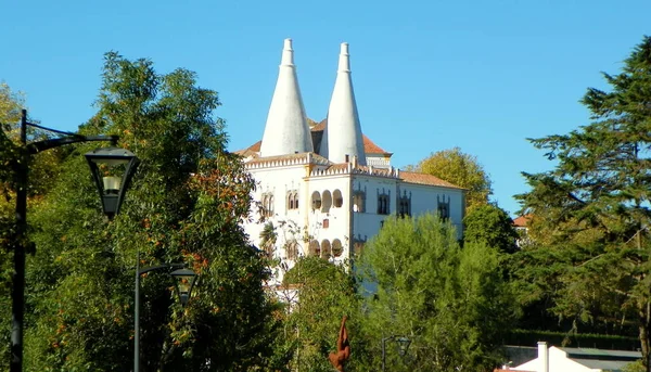Portekiz Sintra Volta Duche Sintra Ulusal Sarayı Manzarası — Stok fotoğraf