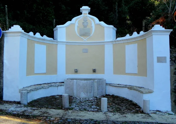 Portugal Sintra Barbosa Bocage Brunnen — Stockfoto