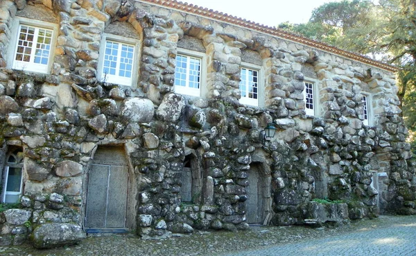 Portugal Sintra Park Und Palast Von Monserrate Zweistöckiges Mietshaus — Stockfoto