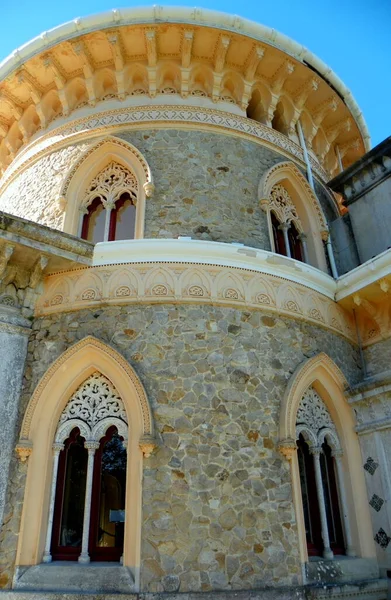 Portugal Sintra Park Paleis Van Monserrate Zuidelijke Toren Van Het — Stockfoto