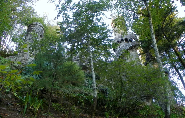 Португалія Sintra Quinta Regaleira Природа Парку Вид Torre Regaleira — стокове фото