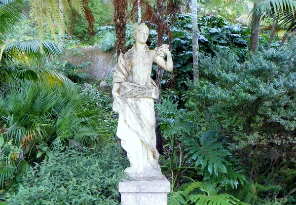 Portugal, Sintra, Quinta da Regaleira, statue of Flora (Chloris)