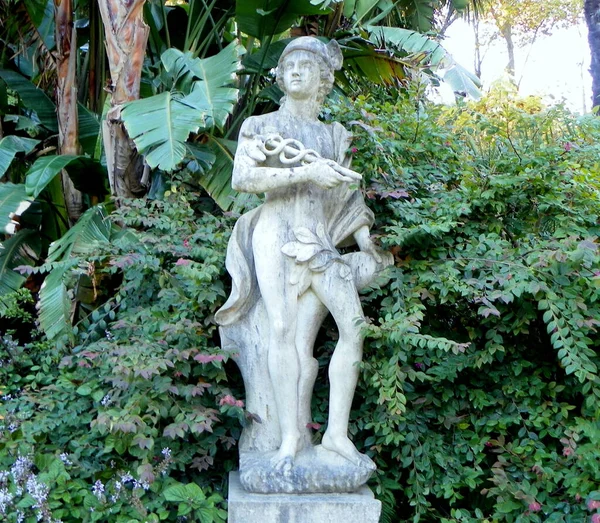 Portugal Sintra Quinta Regaleira Estátua Mercurio Hermes — Fotografia de Stock
