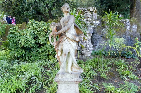 Португалия Синтра Кинта Регальо Статуя Орфея Лицензионные Стоковые Изображения