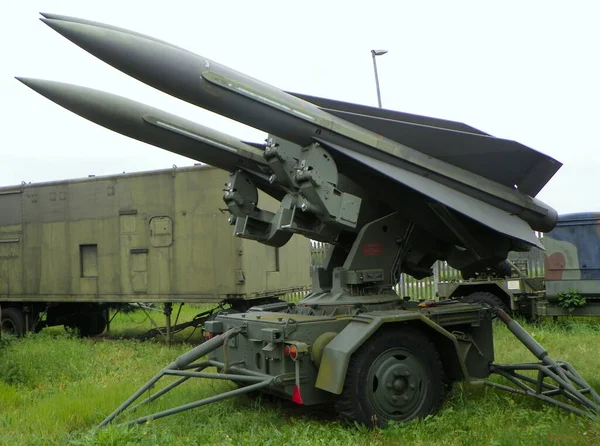 Allemagne Berlin Musée Histoire Militaire Missile Sol Air Américain Moyenne — Photo